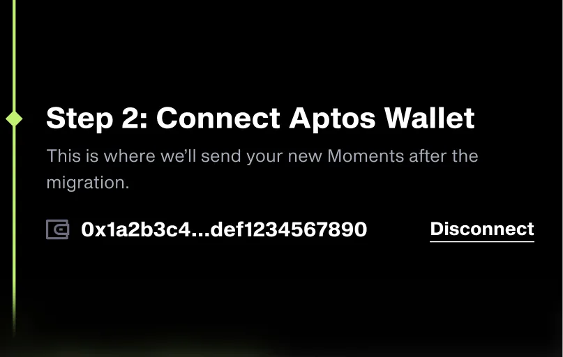 UFC Strike Flow wallet connection step before Fight.ID is available